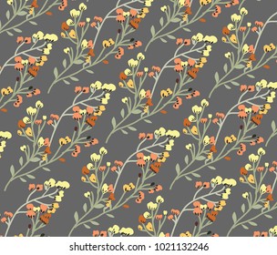 wild flower on grey background