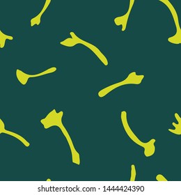 Wild flower pattern. Botanical Motifs scattered randomly. Seamless vector texture. For fashion prints. Print in hand drawn style. Artistic web and surface design in trendy pantone colors.