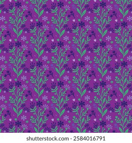 wild flower seamless floral pattern for wallpaper bedding and textile digital print artwork