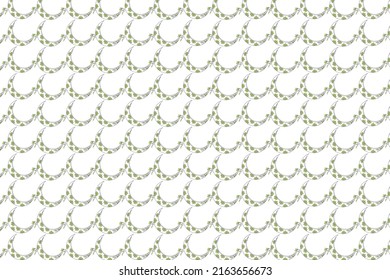 wild flower seamless pattern design, floral pattern outline with mockup 