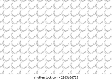 wild flower seamless pattern design, floral pattern outline with mockup 