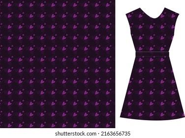 wild flower seamless pattern design, floral pattern outline with mockup 