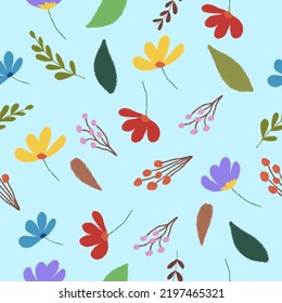 La flor silvestre sin soldadura adecuada para tejidos o tejidos impresos también puede utilizarse para el libro de portada o el libro de agenda