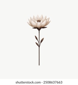 Wild Flowers Clipart Vector Design