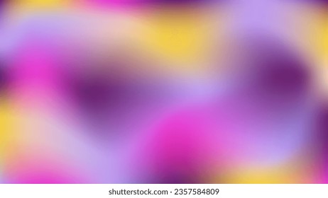 Wild flowers nature background. Blooming yellow meadow of lupines in purple magenta mauve blur wallpaper. Violet pink lupinus polyphyllus flowering fields vibe print. Mockup advertisement cover, flyer