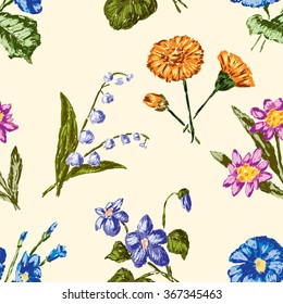wild flowers pattern