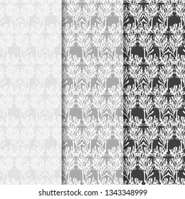 wild flowers seamless floral pattern