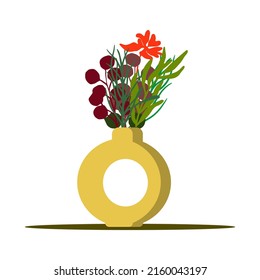 Wildblumen in einer Vase