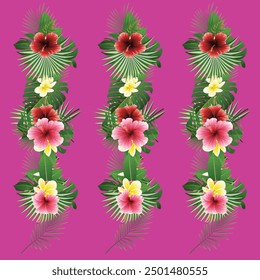 Wild flowers vector collection. herbs, herbaceous flowering plants, blooming flowers, subshrubs isolated on white background.