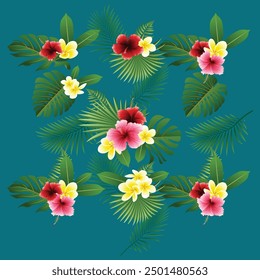 Wild flowers vector collection. herbs, herbaceous flowering plants, blooming flowers, subshrubs isolated on white background.