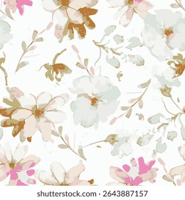 Wild flowers vector collection. herbs, herbaceous flowering plants, blooming flowers, subshrubs isolated on white background. Hand drawn detailed botanical vector illustration
