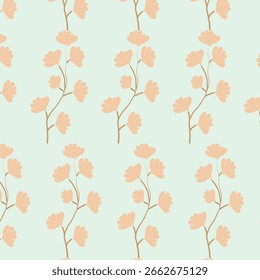 Colección de Vector de flores silvestres. hierbas, plantas herbáceas de flores, flores en flor, subarbustos aislados sobre fondo blanco. Ilustración vectorial botánica detallada dibujada a mano.