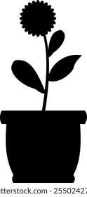 Conjunto de Vector de flores silvestres. Hierbas silvestres, hojas, subgrupos y ramas dibujadas a mano. Colección de Elementos negros botánicos. Ilustración en blanco y negro de diferentes flores Pequeñas. Plantas medicinales.