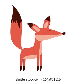 wild fox animal icon