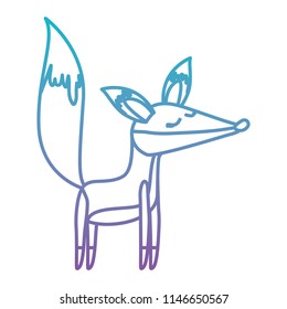 wild fox animal icon