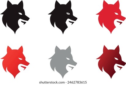 Wild Fox Head Illustration Animals Icon