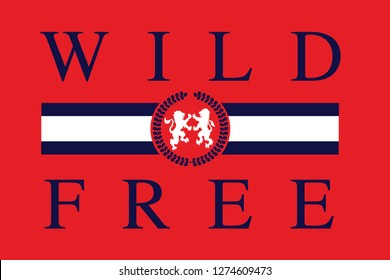 Wild and free graphic