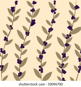 Wild fruits, vector.