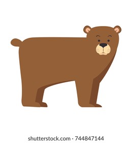 wild grizzly bear icon