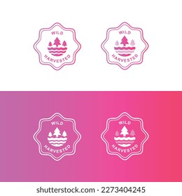 Wild Harvested vector Icon Illustration