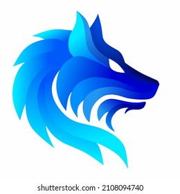 Design-Inspiration für das Logo des wilden Wolfs, perfekt für die Gestaltung Ihrer Gruppe oder Ihres Firmenlogos,