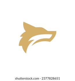 wild head wolf fierce face logo design inspiration
