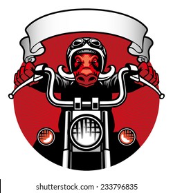 wild hog biker