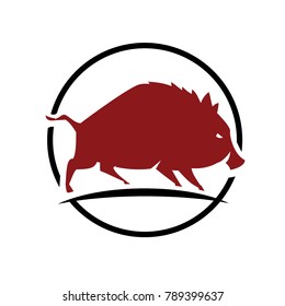 Wild Hog or Boar Logo