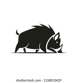 Wild Hog logo icon vector