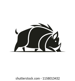 Wild Hog logo icon vector