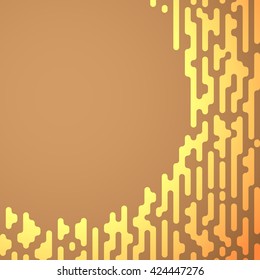 Wild Honey in wood. Sleek style, brown - the color of gold.