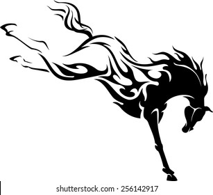 Wild Horse Flaming Power Kick