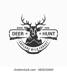 Wild HUNT Nature Logo Template
