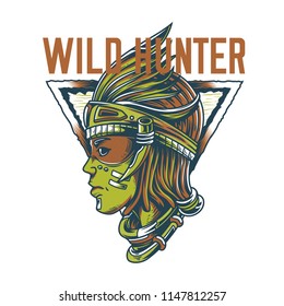 Wild Hunter Light Illustration