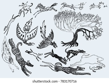 Wild hunting of fantastic creatures