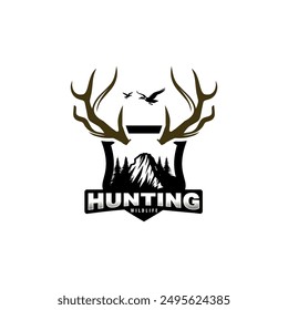 Wild Hunting Logo Design Template