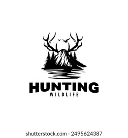 Wild Hunting Logo Design Template