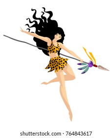wild huntress jumping
