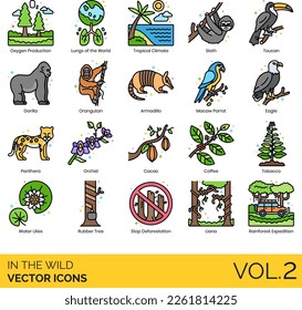 In The Wild Icons including Animal Skull, Antilope, Arctic Dog, Arctic Explorer Female, Arctic Explorer Male, Arctic Fox, Armadillo, Artic Exploration, Belunga Whale, Buggy, Cacao, Cacti