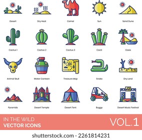 In The Wild Icons including Animal Skull, Antilope, Arctic Dog, Arctic Explorer Female, Arctic Explorer Male, Arctic Fox, Armadillo, Artic Exploration, Belunga Whale, Buggy, Cacao, Cacti