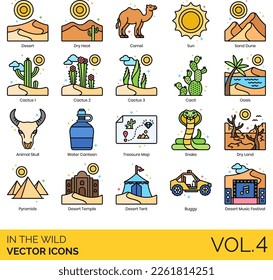 In The Wild Icons including Animal Skull, Antilope, Arctic Dog, Arctic Explorer Female, Arctic Explorer Male, Arctic Fox, Armadillo, Artic Exploration, Beluga Whale, Buggy, Cacao, Cacti