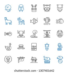wild icons set. Collection of wild with elephant, chameleon, sloth, lion, horse, fishbone, swans, swan, animals, snake, minotaur, fish, cactus. Editable and scalable wild icons.