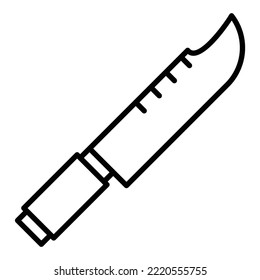 Wild Knife icon vector image. Can also be used for web apps, mobile apps and print media.