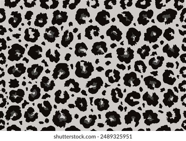 wild leopard design vector hand drawn