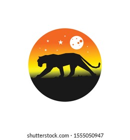 wild leopard logo design for all