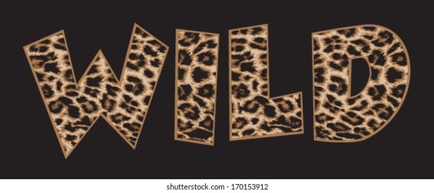 Wild Leopard Print Stock Vector (Royalty Free) 170153912 | Shutterstock