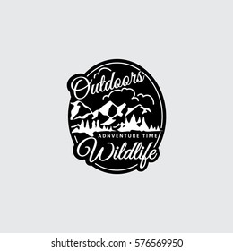 Wild Life Adventure Logo Vector