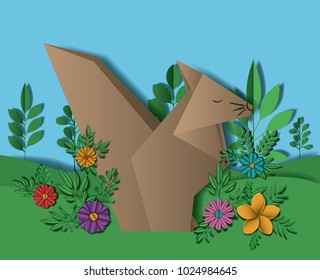 wild life Digital Crafts in landscape