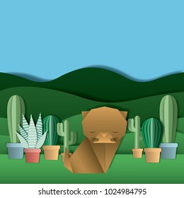 wild life Digital Crafts in landscape