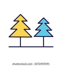 wild life icon with white background vector stock illustration